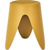 HOME DECO FACTORY, HD0295, Sgabello Eve Giallo Senape, Les P'Tits Prix, Contemporaneo, Mobili, Seduta, Panca e Sgabello, 30x46x30 cm, Altezza seduta 46 cm, Giallo Senape