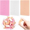 SYEYCW 72 Pezzi Spugne Triangolari per Trucco, Mini Applicatore a Forma di Cuneo, Spugna Cosmetica Senza Lattice, Spugnette Trucco Monouso, per Polvere Sfusa, Fondotinta, Crema Liquida, Nail Art