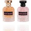 QIWEIS Eau De Toilette Per Donna, 2 Pezzi Profumo Floreale-fruttato Da Donna Elegante Combinazione Di Limone, Rosa E Iris, Regali Di Compleanno Per Le Donne, Regali Di Natale Per Le Donne, 50ml