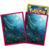 Nintendo NUOVO!! Pokemon TCG Premium Glossy Card Sleeves - rosa milotico (64 pezzi)