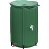 Meister Serbatoio dell'acqua piovana pieghevole - 250 litri - 88 x Ø 60 cm - plastica - verde/canna piovana/serbatoio acqua/serbatoio acqua / 9968100