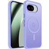ACRONIX Magnetica Cover per Google Pixel 10a (2026), Cover per Pixel 10a Compatibile con MagSafe, Protezione Militare, Traslucida Opaca Posteriore, Custodia Antishock, Viola Scuro