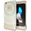 NALIA Custodia compatibile con Huawei P8 Lite 2017, Cover Protezione Silicone Trasparente Sottile Case, Gomma Morbido Ultra-Slim Protettiva Telefono Bumper Guscio, Designs:Mandala Blu Turchese
