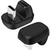 AIYEEN Adattatore USB C ad Angolo di 180 Gradi, Adattatore USB C 2.0 Maschio a Femmina a Forma di U, Adattatore ad Angolo di Tipo C Compatibile per Samsung, MacBook e altro
