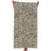 KDFSSIPE Leopardo Telo Da Mare Microfibra, Asciugamano da Spiaggia Telo Mare Leopardo, Animal Print Microfibra Ad Asciugatura Rapida Morbido Asciugamano Da Spiaggia Per Adulti Bambini 75 * 150cm