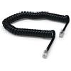 Waytex 39105 - Cavo piatto RJ9 per telefono estensibile a spirale, 35 cm a 2 m