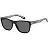 Polaroid Pld 2138/s O6W/M9 MTBLK GREY Sunglasses Unisex Polycarbonate, Standard, 56