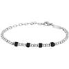 Breil Collezione MIXOLOGY, Bracciale Uomo in Acciaio, Ceramica, Gioiello idee regalo uomo