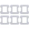 Rrochio Panni per Ecovacs Winbot W2 Omni, 6 Pezzi Panni Lavabile di Ricambio Accessori per Robot Lavavetri Ecovacs Winbot W2, W1 Pro, W1, Lavavetri Accessori Riutilizzabili