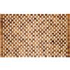 PANA®ECO Tappeto da bagno in legno (60x100 cm) - Pedana 100% acacia naturale - Superficie antiscivolo per bagno e doccia - Tappetino igienico e sostenibile - Legno naturale