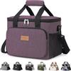 Lifewit Borsa Termica Porta Pranzo 9L(12 Lattine), Medio Borse Frigo Pranzo Ufficio per Uomo e Donna, Lunch Bag per Lavoro, Mare, Viaggio, Spiaggia, Viola