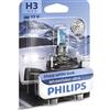 Philips Automotive Lighting Whitevision Ultra H3 Lampadina Fari Auto, Blister Singolo