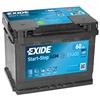 EXIDE Batteria 60, Ah 680, A/EN EK600 L 242mm B 175mm H 190mm