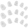 Futheda 15 pz dito pollice plettri chitarra Fingertip Protectors silicone finger Guards Gift set kit per ukulele corde per chitarra elettrica e altri strumenti di apprendimento, 5 taglie