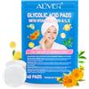 Generic Acido Glicolico Pads 40Pcs, Spazzola Acida In Pad, Acido Glicolico 20% Pads Resurfacing, Con Vitamine B3, B5, C, E E Collagene, Esfolia La Pelle Superficiale, Per Una Pelle Liscia E Luminosa