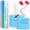 Nacerlary 2 PCS Remover Solvente Per Smalto Semipermanente, 15 ml Levasmalto per Unghie, remover gel unghie Compatto e portatile, Adatto agli appassionati di nail art fai da te, Rimuovere in 3-5 minuti