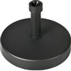 Easycomfort Base per Ombrellone da Giardino in Plastica PP max 18kg di Peso, Ø45x33 cm, Nero