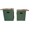 STAR S.P.A CON SOCIO UNICO PORTABIANCHERIA 120254 1 MIS FERRO/POLIESTERE 35X25X45CM CON COPERCHIO