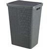 KETER ITALIA S.P.A. PORTABIANCHERIA JUTA 58LT ANTRACITE CON COPERCHIO