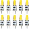 SUNMEIYI 10 pz nuovo dimmerabile Mini G4 LED COB lampada 6W lampadina AC DC 12V 220V luci a candela sostituire 30W 40W alogena per lampadario faretto