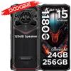 DOOGEE Blade20 Pro - Smartphone rinforzato con Gemini AI, batteria da 11800mAh, 24 GB di RAM (6 + 18), memoria Go