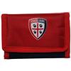 Cagliari 1920 Portafoglio Tessuto Unisex Adulti Rosso 6 Pockets 2 Sections