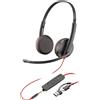 POLY Headset HP Poly Blackwire 3225 Nero