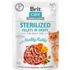 Brit Care Filetti in Salsa Cibo Umido per Gatti - Coniglio - 24 x 85 gr - STERILIZED