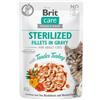 Brit Care Filetti in Salsa Cibo Umido per Gatti - Tacchino - 24 x 85 gr - STERILIZED