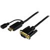 StarTech Cavo Attivo HDMI a VGA, 1920x1200 1080p, 3m, Nero (HD2VGAMM10)