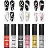 GZSYY Gel Liner Nail Art Gel Smalto UV 6 Colori Painted Drawing French Manicure Penna UV Smalto Set