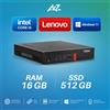 LENOVO M910Q Mini Pc i7-7700T Ram 16gb Ssd 256gb Wifi Win 11 Pro + Libre Office