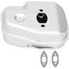 Fupei Silenziatore per motosega, scarico silenziatore durevole ad alta precisione per Husqvarna 235 236 240 235E 240E per motosega da giardino