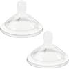 Chicco Set 2 Tettarella Step Up NaturalFeeling 6m+ Flusso Pappa