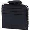 Coccinelle Pelle porta carte di credito Tassel Credit Card Holder Noir nero