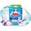 Duck Fresh Discs Base per Dischi Gel Igienizzanti WC, Fragranza Marine, Confezione da 2 Applicatore e 6 Dischetti