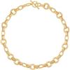 Aobei Pearl Dainty Chunky Gold Chain Choker Collana per le Donne Trendy Toggle Collana Pendente Dichiarazione Semplice Catena Spessa Collane