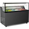 Attrezzature Professionali Vetrina Espositiva AMIRABELLA-H7 con Vetro Camera Riscaldato per Gelato Mantecato, su Stecco e Pasticceria - Capacità N° 7 Vaschette lt 5