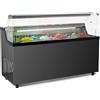 Attrezzature Professionali Vetrina Espositiva AMIRABELLA-C9 con Vetro Basso Emissivo per Gelato Mantecato, su Stecco e Pasticceria - Capacità N° 9 Vaschette lt 5