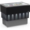 Framec Banco a Pozzetto per Gelato Mantecato CARRARA DARK VISTA - Capacità 8 + 8 Carapine
