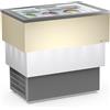 Framec Banco a Pozzetto per Gelato Mantecato CARRARA CREAM VISTA - Capacità 6 + 6 Carapine