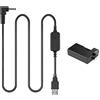 Raeisusp CA-PS700 ACK-E8 Cavo USB Power Bank + Accoppiatore DR-E8 Batteria Dummy LP-E8 per Canon EOS T2i T3i T4i T5i 650D 700D X4 X5 X6