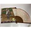 Set fazzoletto made in Japan con ventaglio pieghevole stile vintage autentico...