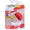 Pokémon Clip 'N' Go Grookey and Poké Ball - Include personaggio da battaglia da 5,1 cm e accessorio Poké Ball