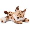 NICI Peluche Lince Lyka 30 cm sdraiato beige - Simpatico peluchetto sostenibile con imbottitura morbida per giochi e coccole, perfetto come idea regalo per bambini e adulti