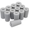 TLDSHOP® - Tappi conici per tapparelle - Tappo finecorsa - Confezione da 12 pezzi (con viti) - 2 misure disponibili (30mm e 40mm) - Disponibili in colore Grigio, Marrone o Bianco: (GRIGIO, 30mm)