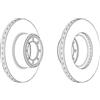 FERODO 2 DISCHI FRENO FERODO FCR320A FCR320A