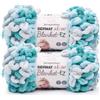 Bernat Alize Blanket Cloudy Sky Filato - 2 confezioni da 180 g/6,4 oz - 100% poliestere - # 7 Jumbo, 16 m, per maglia/uncinetto