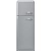 Smeg linea Anni '50 Smeg Frigorifero doppia porta con cerniere a sinistra a libera installazione FAB30LSV6 finitura silver da 60 cm - IN PROMOZIONE FINO AL 30/06