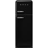 Smeg linea Anni '50 Smeg Frigorifero doppia porta con cerniere a destra a libera installazione FAB30RBL6 finitura nero da 60 cm - IN PROMOZIONE FINO AL 30/06
